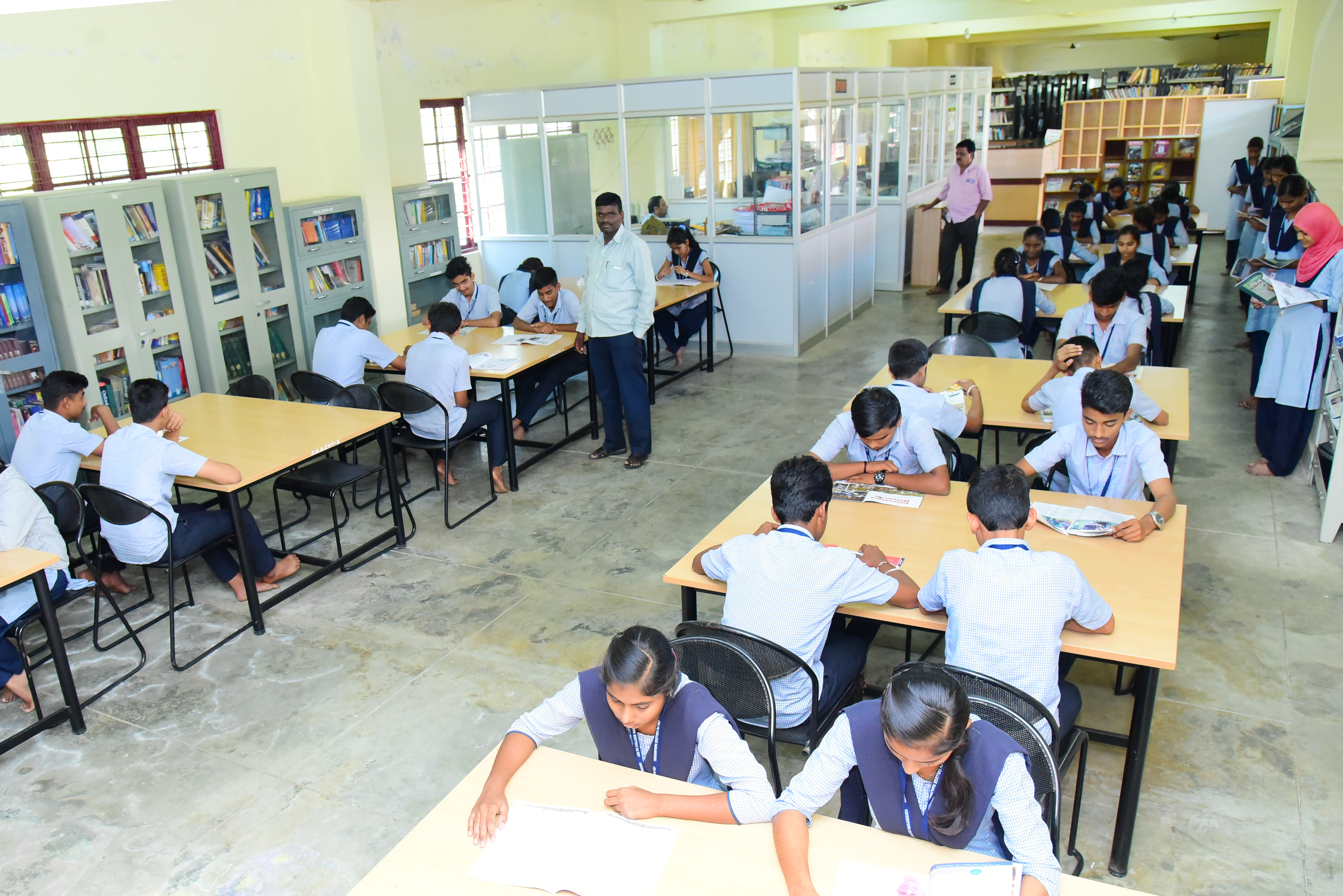 JSS PU College Nanjangud - library